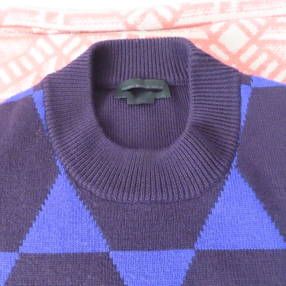 Diesel Black Gold Luxury khrysalis Chunky Jumper 100% wool Size M - Picture 4 of 10